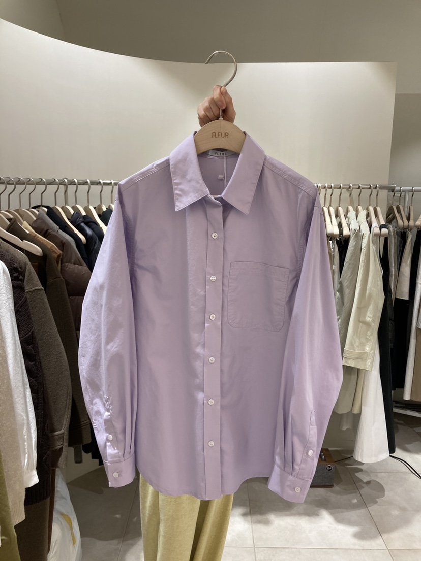 FLEUR-P韓國直郵㊣東大門實拍女裝新品熱賣時尚襯衫蕾絲衫RAWROW襯衫/蕾絲衫圖色1