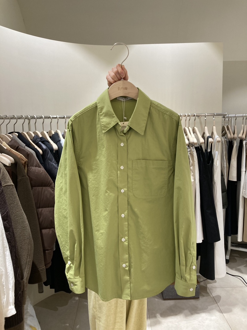 FLEUR-P韓國直郵㊣東大門實拍女裝新品熱賣時尚襯衫蕾絲衫RAWROW襯衫/蕾絲衫圖色3