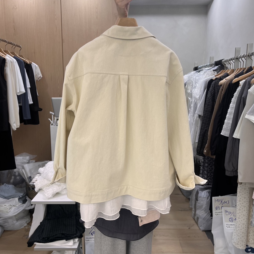 VILLABUTTON直郵韓國代購㊣女裝新品人氣推薦職業熱賣休閑夾克VILLABUTTON夾克