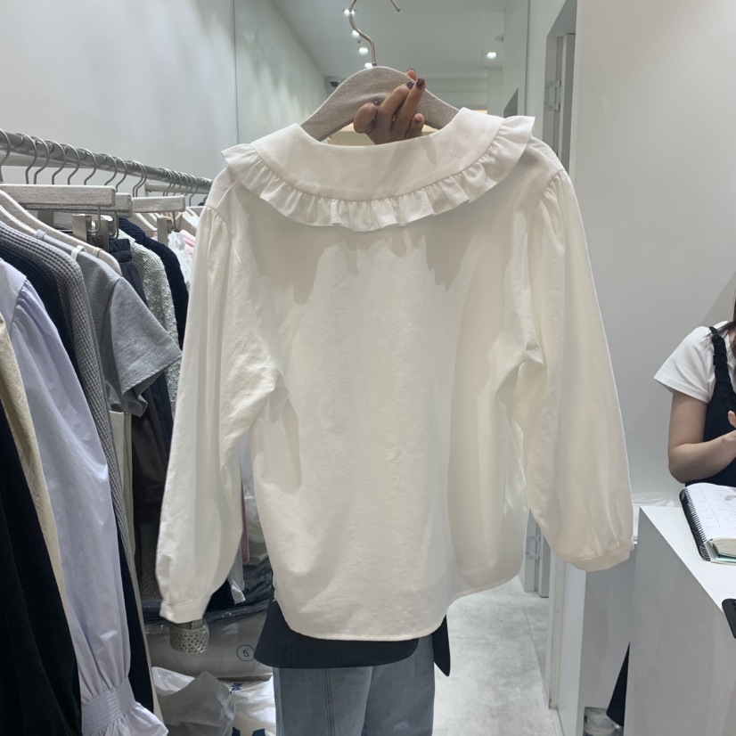ASOME韓國直郵㊣東大門實拍女裝新款熱賣休閑職業襯衫蕾絲衫A.SOME襯衫/蕾絲衫