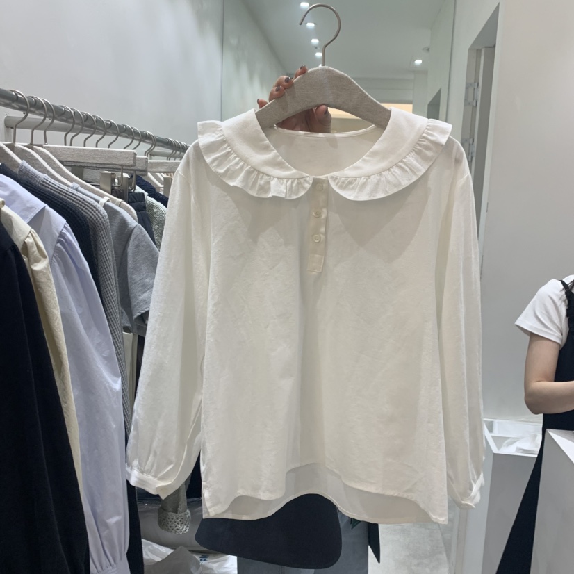 ASOME韓國直郵㊣東大門實拍女裝新款熱賣休閑職業襯衫蕾絲衫A.SOME襯衫/蕾絲衫