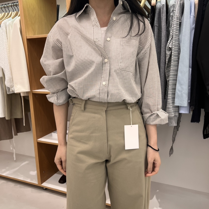 ALOT直郵韓國代購㊣女裝新品人氣休閑時尚25春夏襯衫蕾絲衫A LOT襯衫/蕾絲衫圖色2