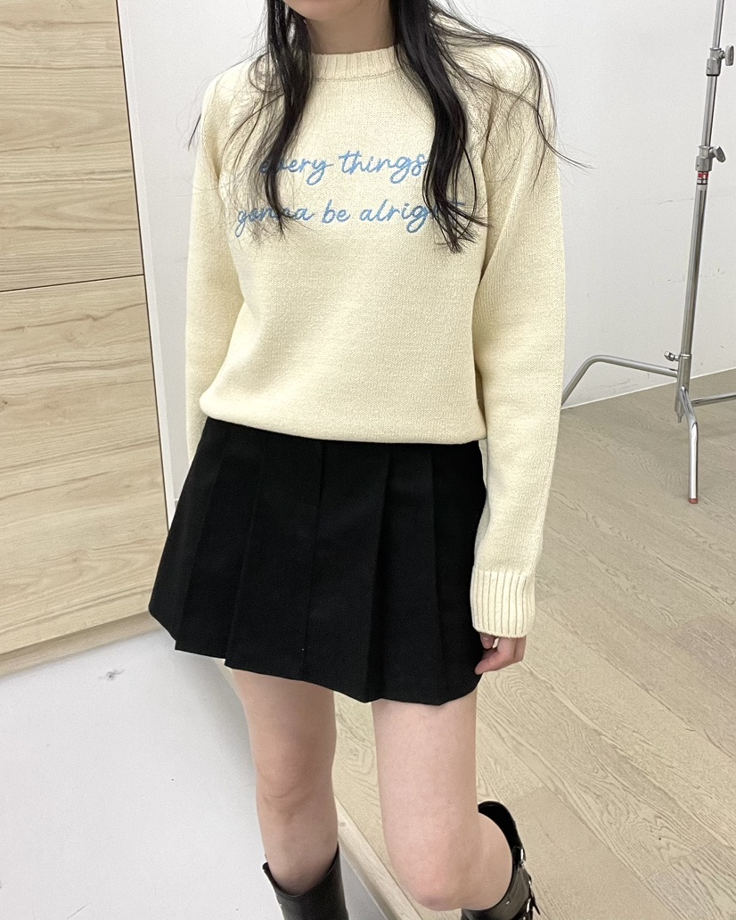 ALLVIBE韓國直郵㊣東大門實拍女裝新品時尚職業人氣25春夏針織衫ALLVIBE針織衫