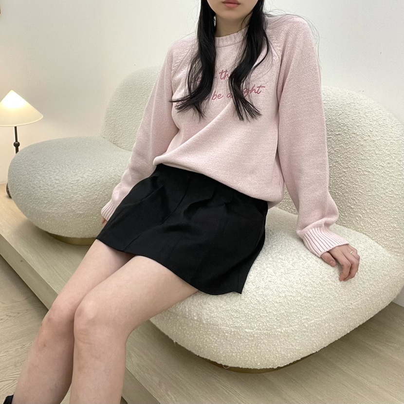 ALLVIBE韓國直郵㊣東大門實拍女裝新品時尚職業人氣25春夏針織衫ALLVIBE針織衫