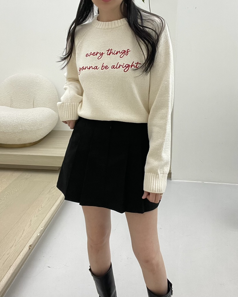 ALLVIBE韓國直郵㊣東大門實拍女裝新品時尚職業人氣25春夏針織衫ALLVIBE針織衫