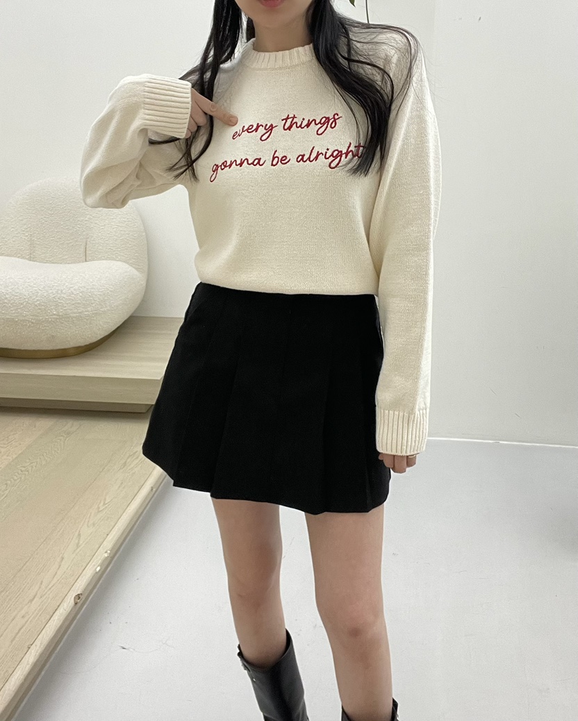 ALLVIBE韓國直郵㊣東大門實拍女裝新品時尚職業人氣25春夏針織衫ALLVIBE針織衫