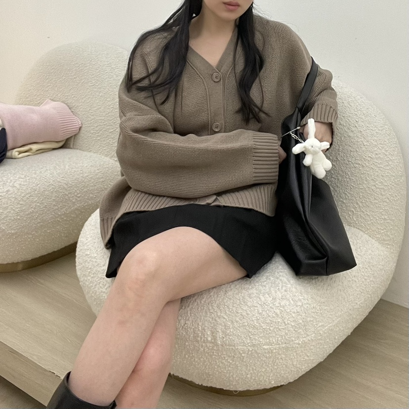 ALLVIBE韓國直郵㊣女裝新款休閑25春夏時尚職業人氣熱賣針織衫ALLVIBE針織衫