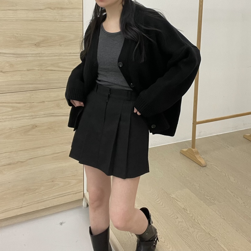 ALLVIBE韓國直郵㊣女裝新款休閑25春夏時尚職業人氣熱賣針織衫ALLVIBE針織衫