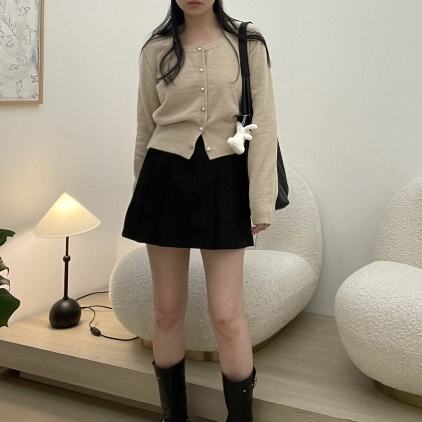 ALLVIBE韓國直郵㊣女裝新品25春夏職業熱賣休閑時尚推薦針織衫ALLVIBE針織衫