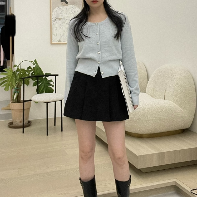 ALLVIBE韓國直郵㊣女裝新品25春夏職業熱賣休閑時尚推薦針織衫ALLVIBE針織衫