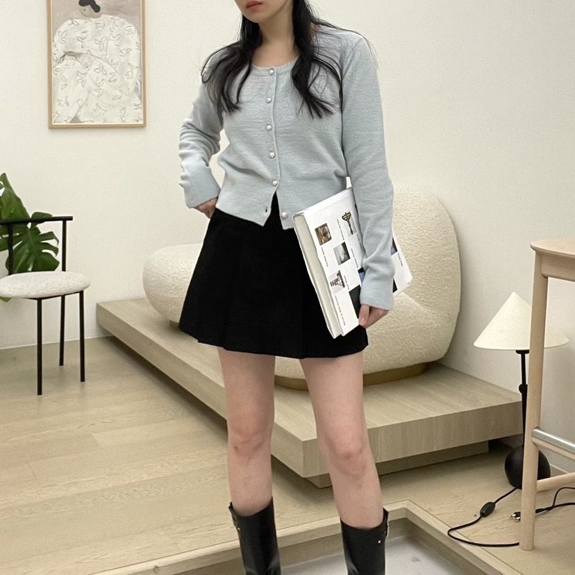 ALLVIBE韓國直郵㊣女裝新品25春夏職業熱賣休閑時尚推薦針織衫ALLVIBE針織衫