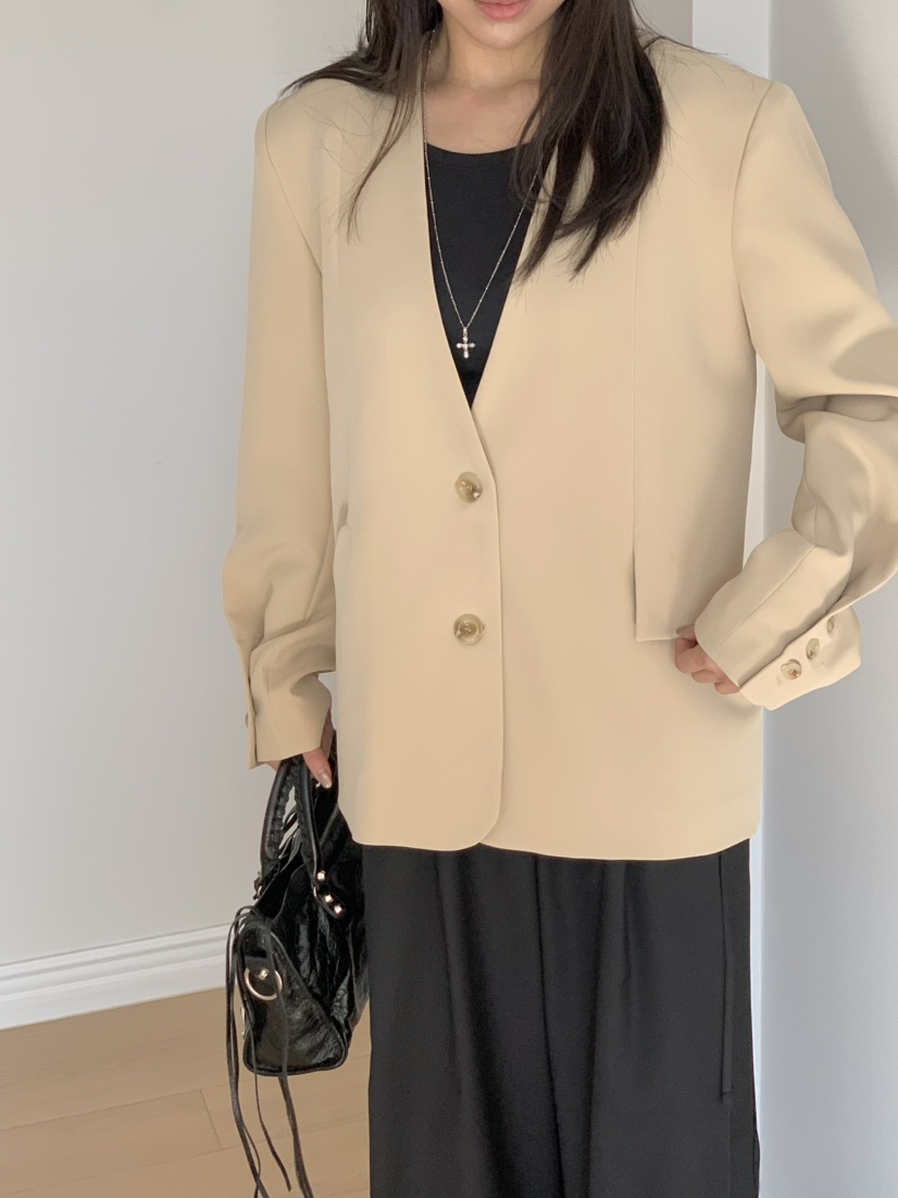 BEFORE SUNRISE韓國直郵㊣東大門實拍女裝新款25春夏時尚夾克BEFORE SUNRISE夾克