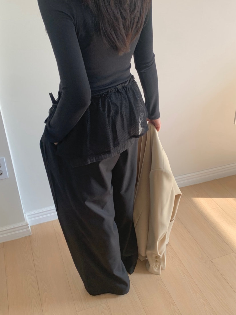 BEFORE SUNRISE韓國㊣直郵東大門代購女裝新款人氣短裙雙層BEFORE SUNRISE短裙