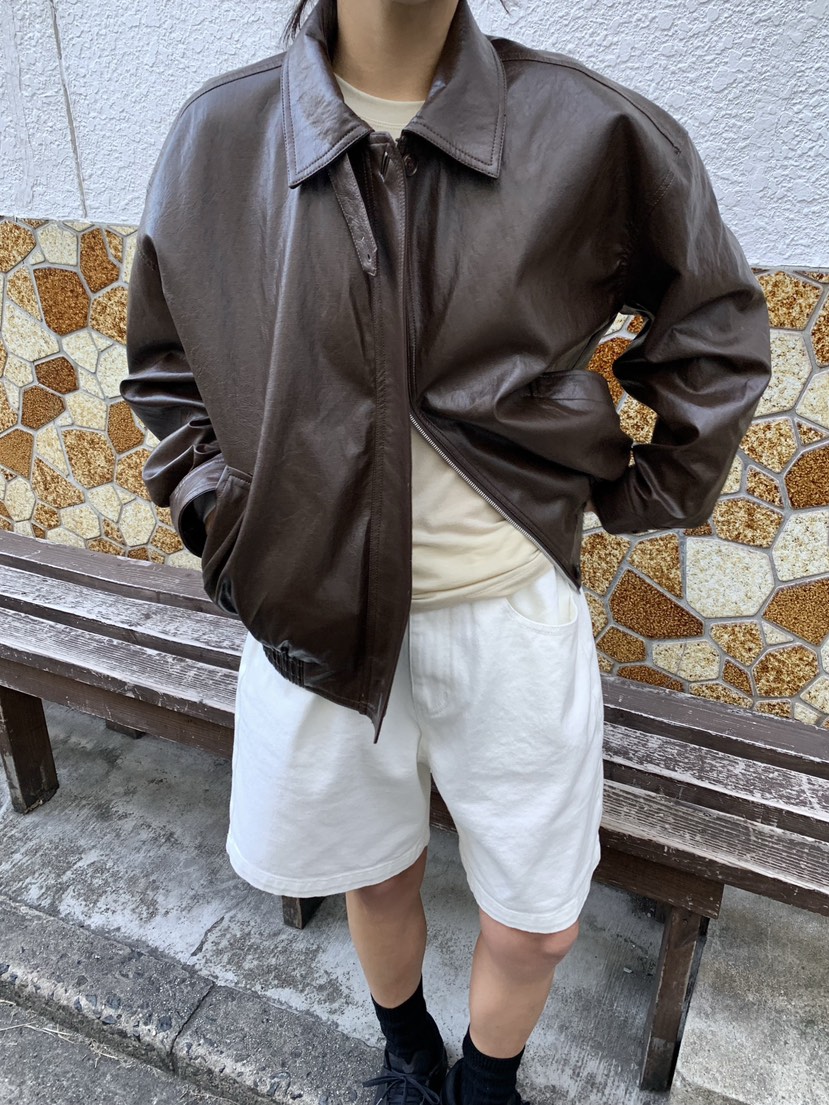 ROMANTICIZE韓國直郵㊣東大門實拍女裝新品推薦人氣皮衣皮革ROMANTICIZE皮衣