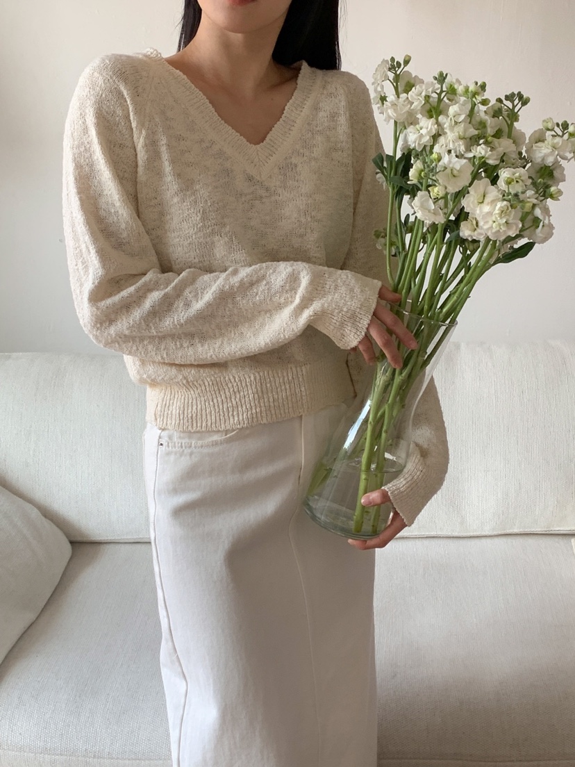 DARLUZ_MI直郵韓國代購㊣女裝新款25春夏職業時尚熱賣針織衫DARLUZ_MI針織衫