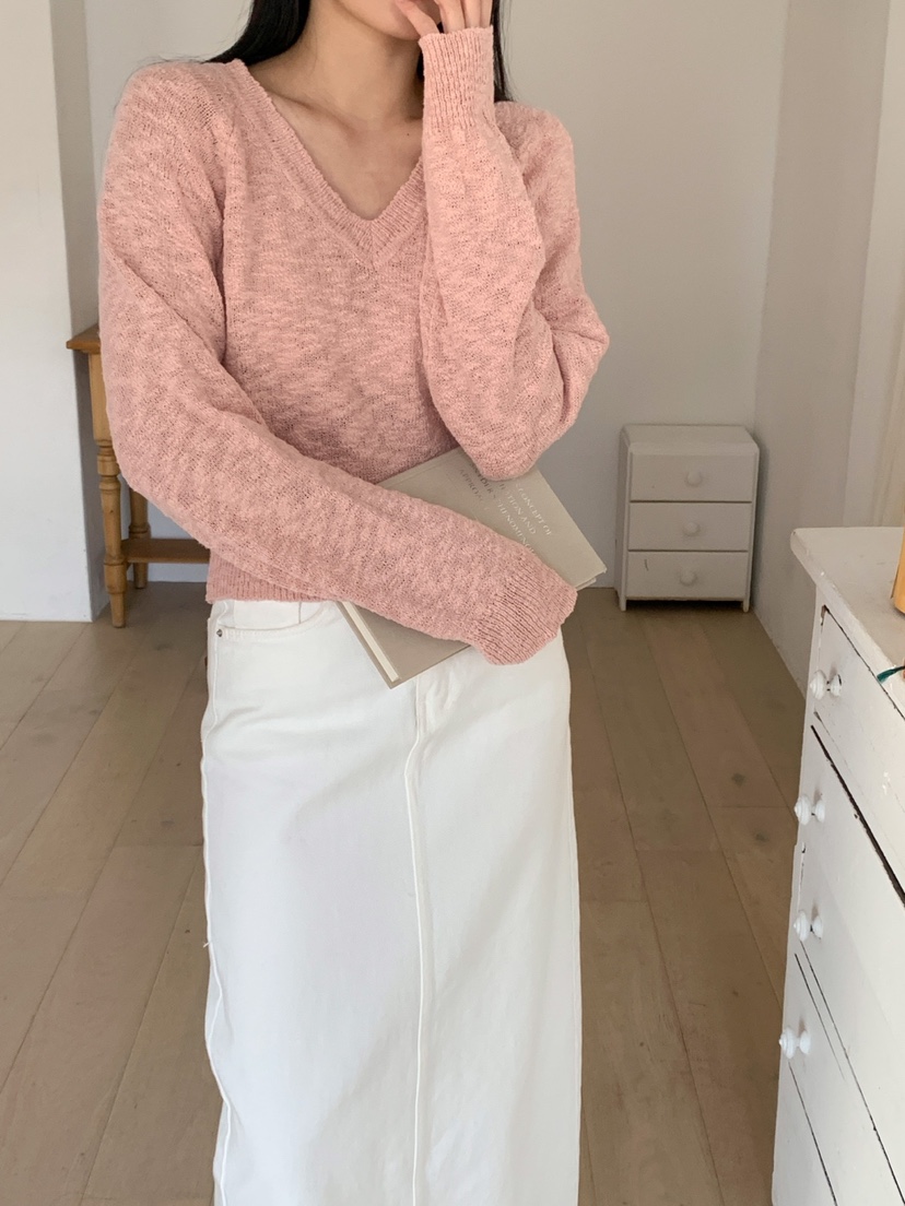 DARLUZ_MI直郵韓國代購㊣女裝新款25春夏職業時尚熱賣針織衫DARLUZ_MI針織衫