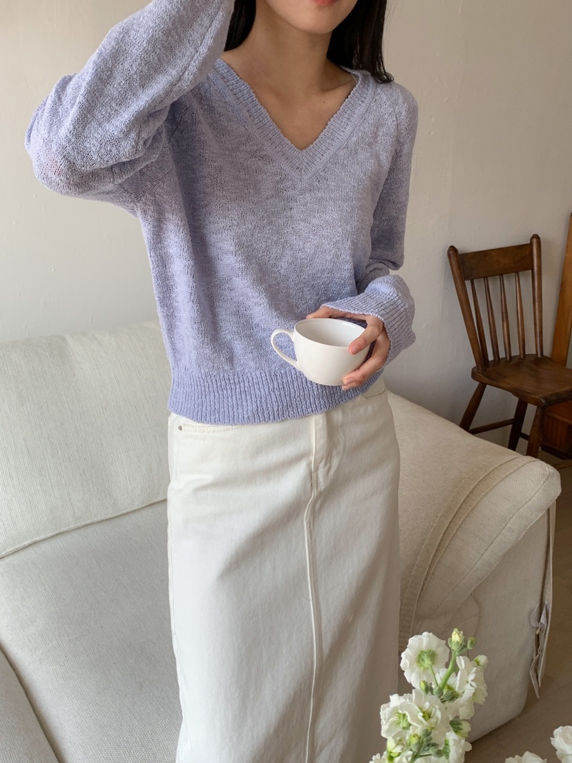 DARLUZ_MI直郵韓國代購㊣女裝新款25春夏職業時尚熱賣針織衫DARLUZ_MI針織衫
