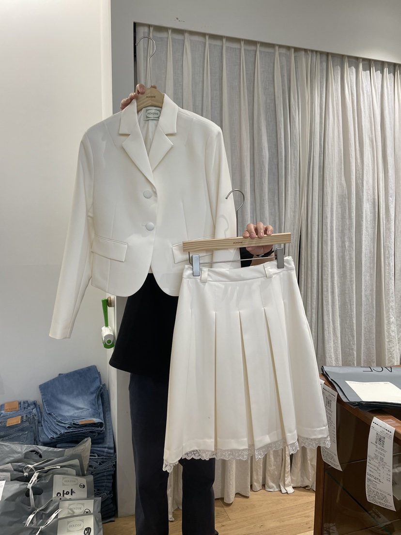 MOVENNE直郵韓國代購㊣女裝新品時尚25春夏人氣休閑推薦夾克MOVENNE夾克