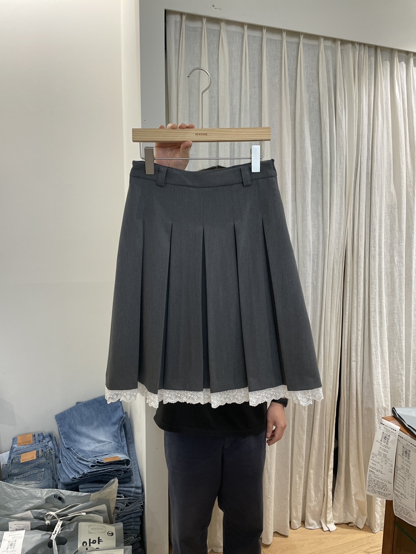 MOVENNE韓國㊣直郵東大門代購女裝新款休閑熱賣半身裙中短裙MOVENNE半身裙/中短裙圖色2