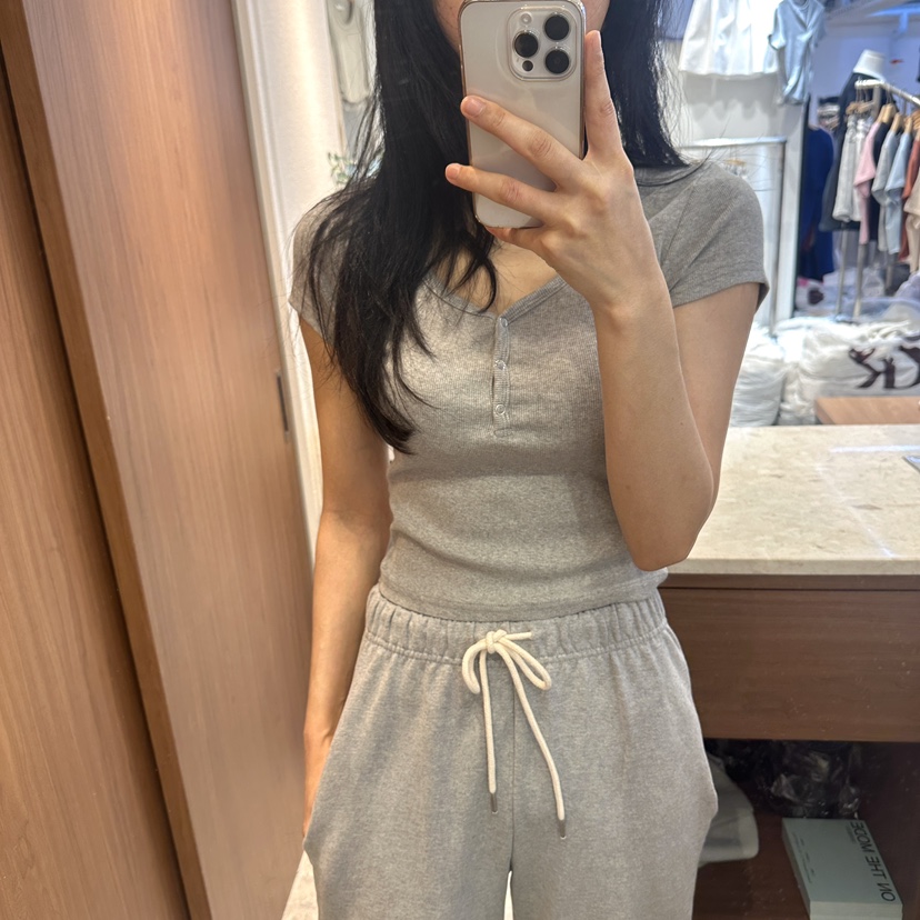 ON THE MODE直郵韓國代購㊣女裝新款職業25春夏熱賣人氣T恤ON THE MODET恤