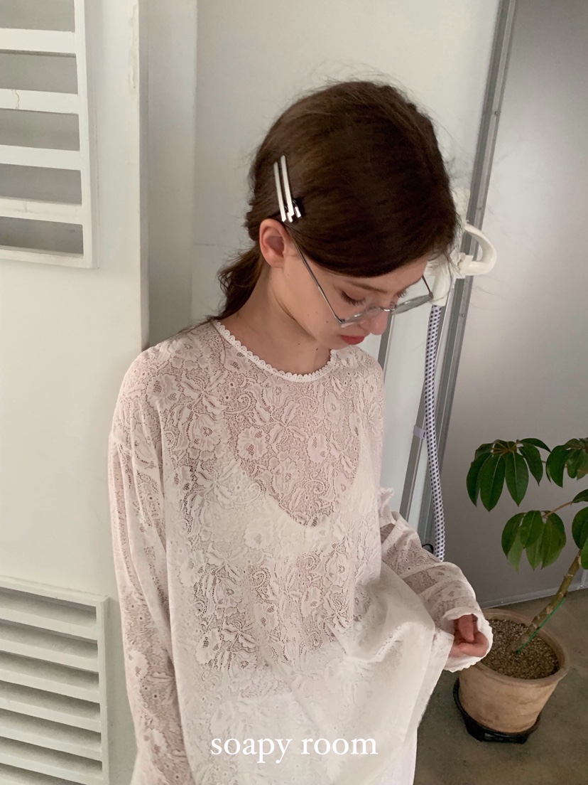 SOAPYROOM韓國直郵㊣女裝新品職業推薦時尚休閑25春夏長袖T恤SOAPYROOM長袖T恤