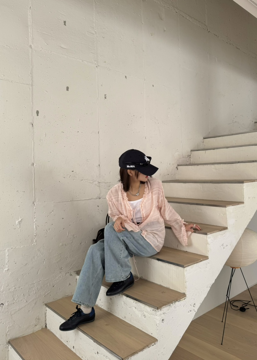 OUPPT直郵韓國代購㊣女裝新品人氣休閑推薦時尚職業襯衫蕾絲衫OUPPT襯衫/蕾絲衫