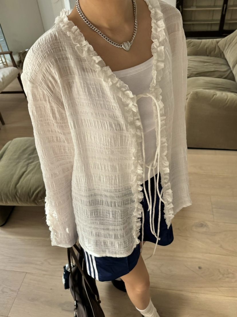 OUPPT直郵韓國代購㊣女裝新品人氣休閑推薦時尚職業襯衫蕾絲衫OUPPT襯衫/蕾絲衫