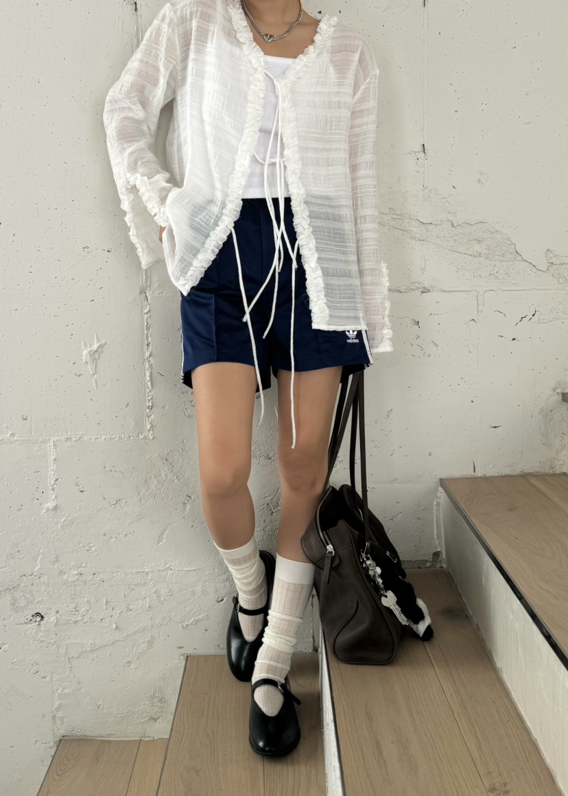 OUPPT直郵韓國代購㊣女裝新品人氣休閑推薦時尚職業襯衫蕾絲衫OUPPT襯衫/蕾絲衫圖色2