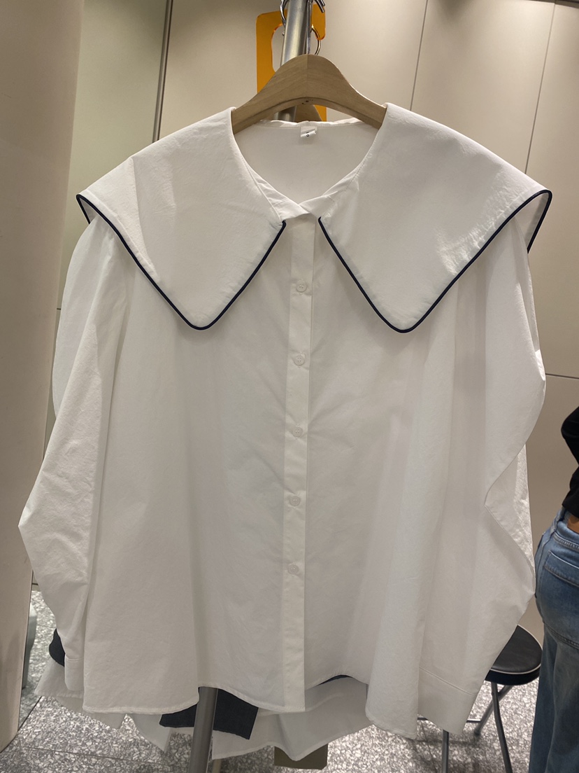 SOF韓國直郵㊣女裝新品職業人氣時尚25春夏推薦休閑襯衫蕾絲衫SOF襯衫/蕾絲衫圖色1