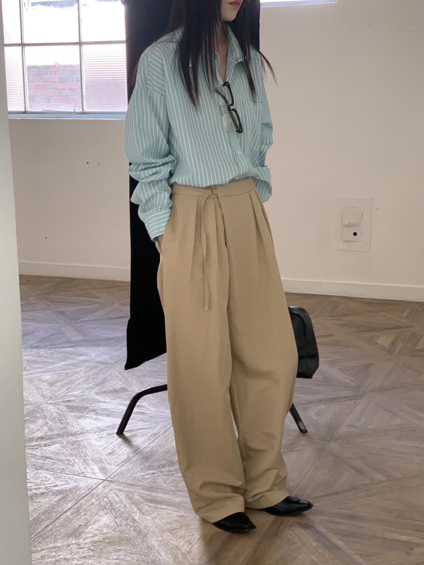 VAARA韓國直郵㊣東大門實拍女裝新款推薦25春夏休閑正裝褲西褲VAARA正裝褲/西褲