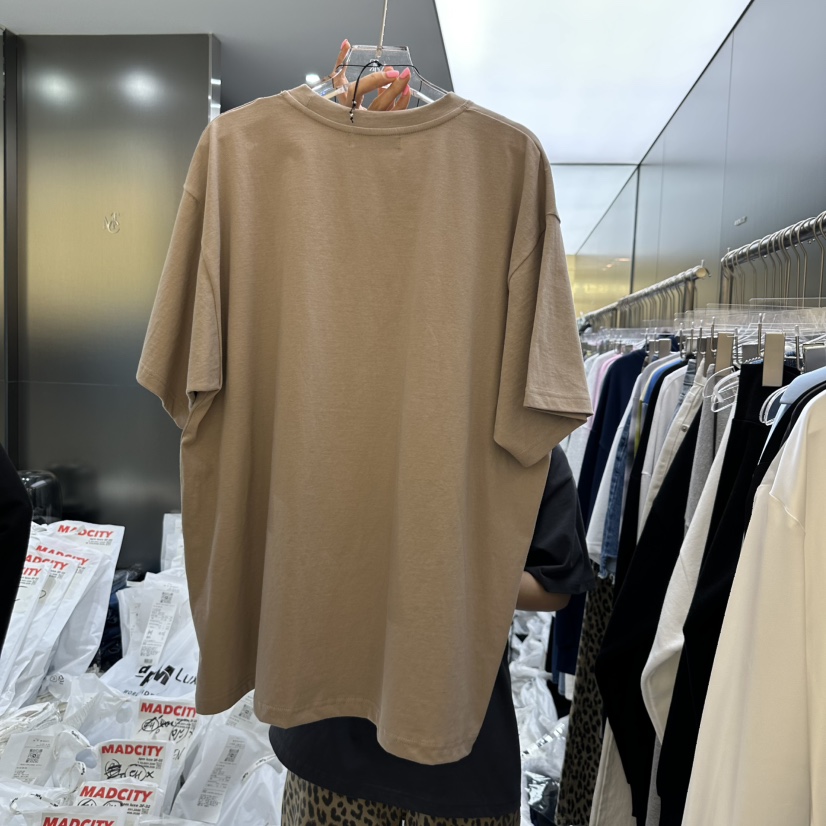MADCITY韓國直郵㊣東大門實拍女裝新品休閑熱賣25春夏職業T恤MADCITYT恤