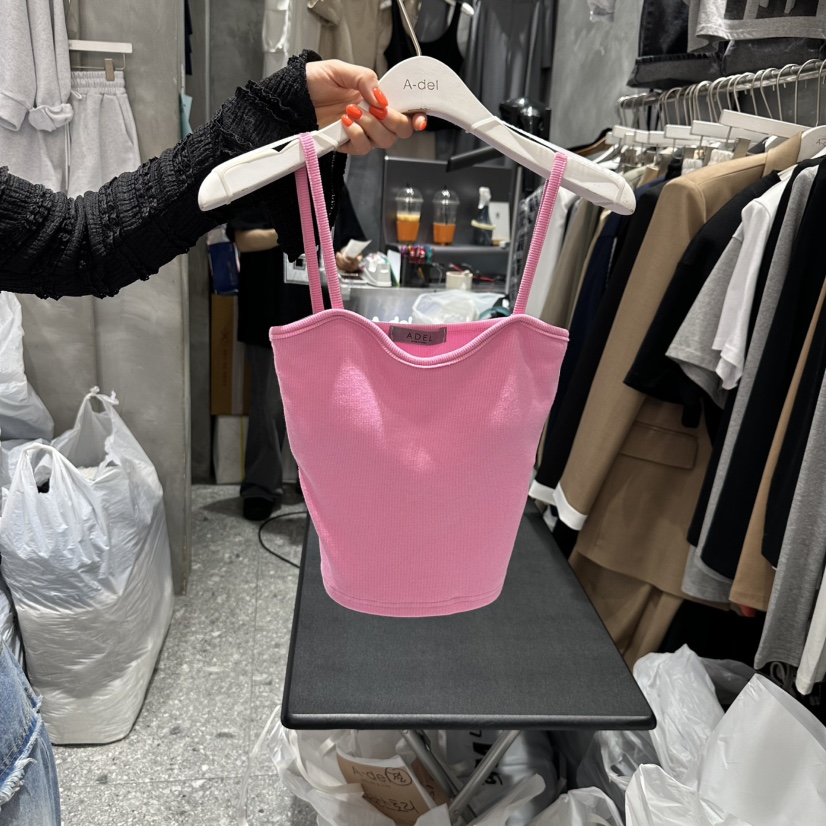 A-DEL韓國直郵㊣女裝新款休閑熱賣推薦職業時尚人氣吊帶背心A-DEL吊帶/背心圖色3