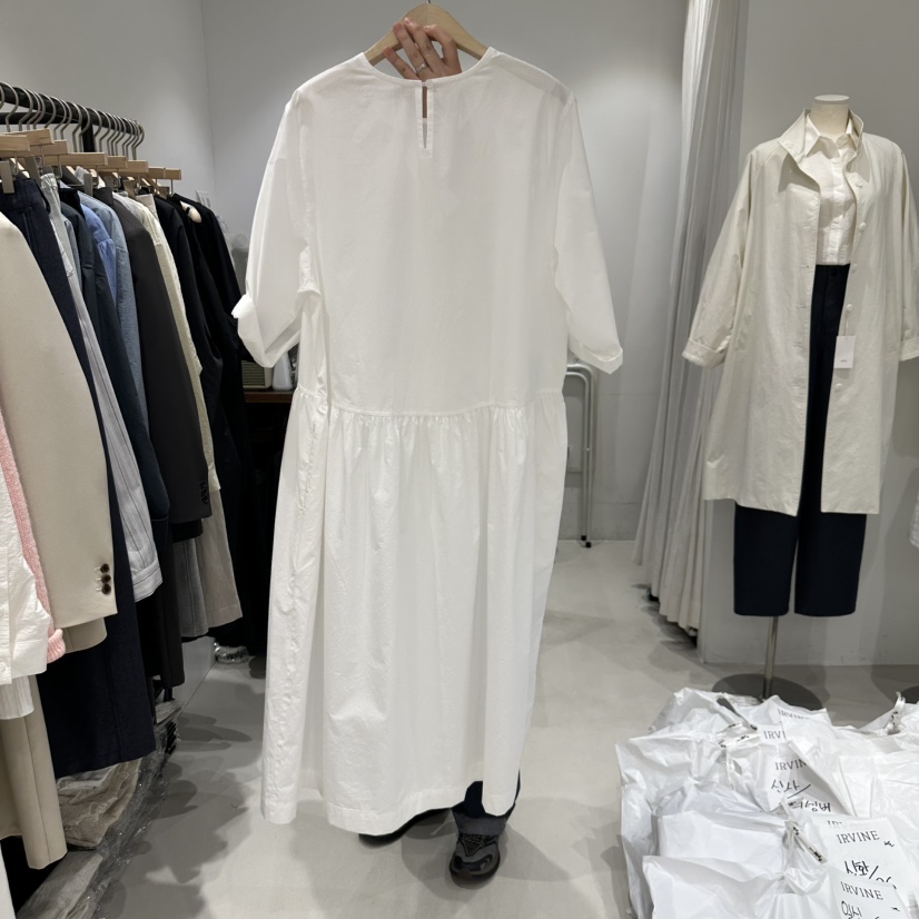 IRVINE韓國㊣直郵東大門代購女裝新品25春夏職業人氣連衣裙IRVINE連衣裙