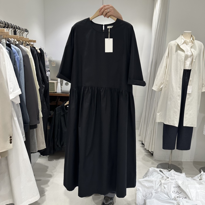 IRVINE韓國㊣直郵東大門代購女裝新品25春夏職業人氣連衣裙IRVINE連衣裙圖色2