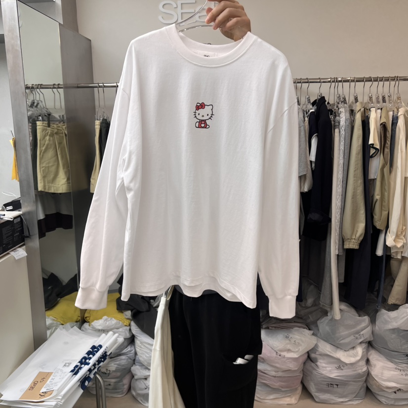 LEESEED-A直郵韓國代購㊣女裝新款推薦職業熱賣時尚人氣衛衣SEeD/LEESEED衛衣圖色1