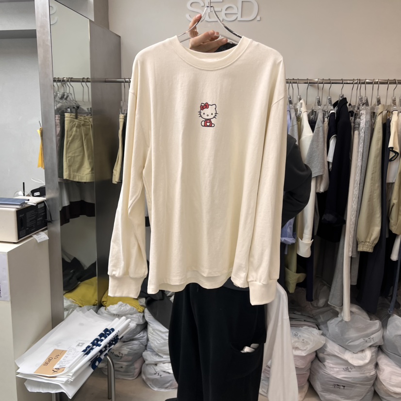 LEESEED-A直郵韓國代購㊣女裝新款推薦職業熱賣時尚人氣衛衣SEeD/LEESEED衛衣圖色2