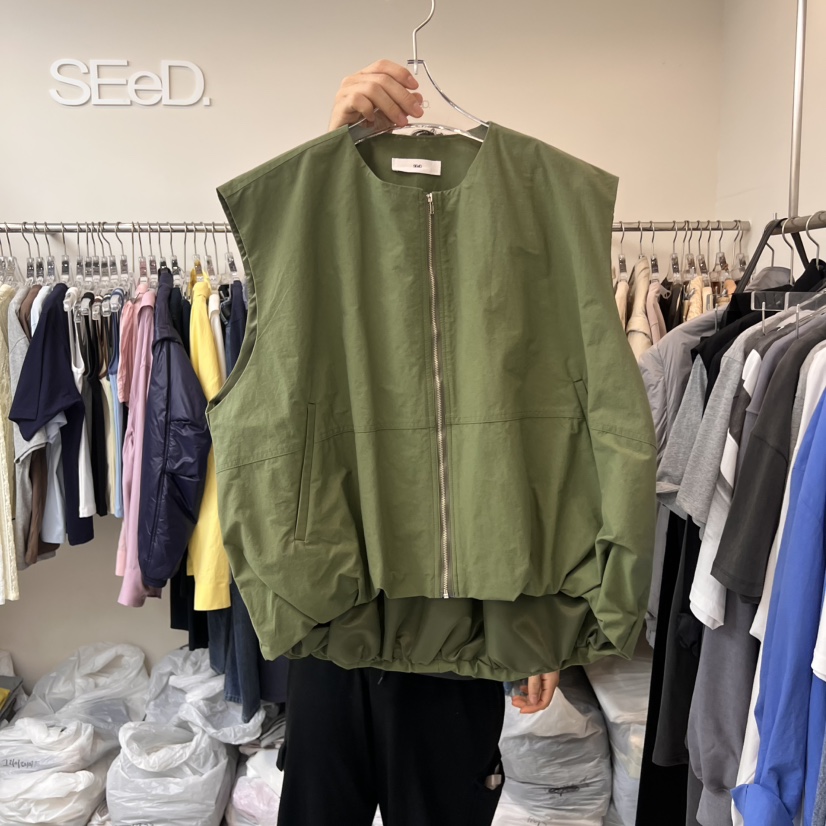 LEESEED-A韓國㊣直郵東大門代購女裝新品熱賣時尚25春夏馬甲SEeD/LEESEED馬甲圖色2