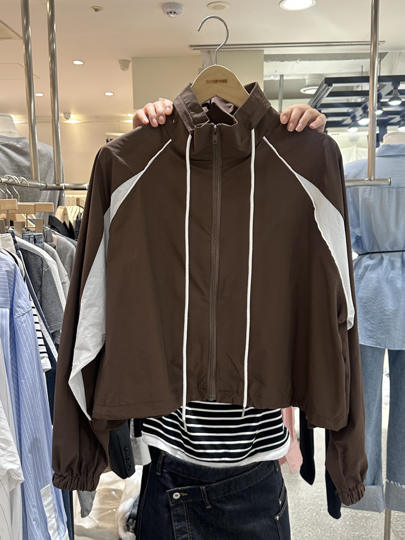 INSSENSE-A韓國直郵㊣女裝新品推薦休閑25春夏熱賣夾克短款INSSENSE-A夾克圖色1