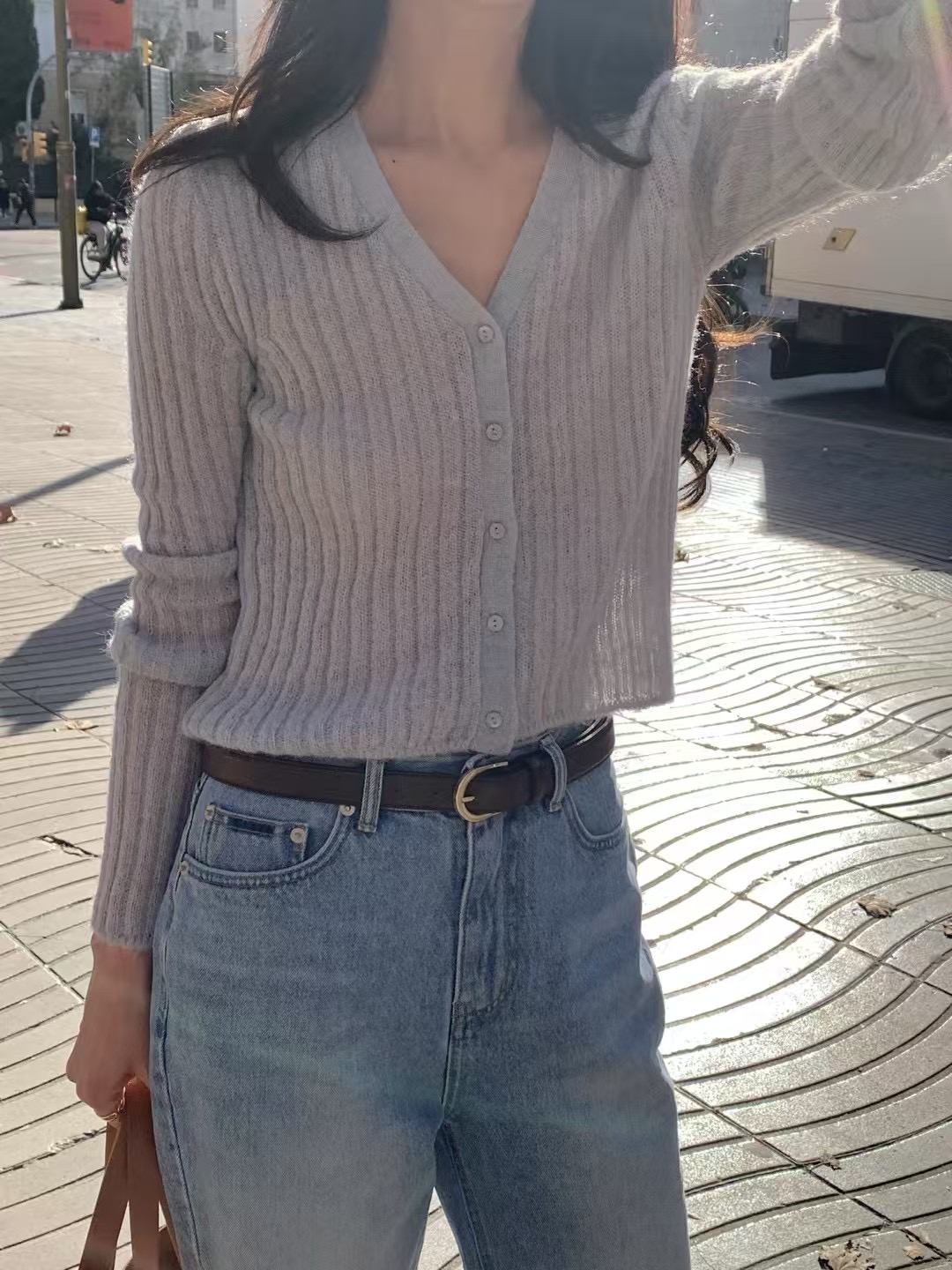 MICO-미코-T直郵韓國代購㊣女裝新品休閑時尚針織衫羊毛衫ALL OVER針織衫圖色4