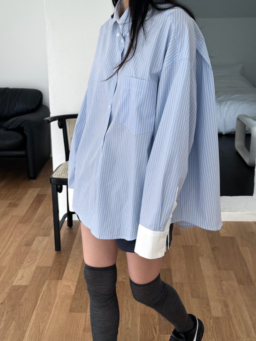 INSSENSE-A韓國㊣直郵東大門代購女裝新款人氣職業襯衫蕾絲衫INSSENSE-A襯衫/蕾絲衫