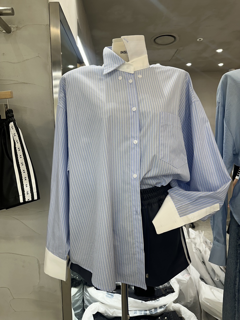 INSSENSE-A韓國㊣直郵東大門代購女裝新款人氣職業襯衫蕾絲衫INSSENSE-A襯衫/蕾絲衫圖色1