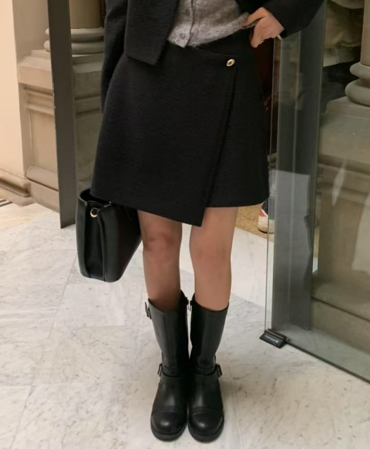 MICO-미코-T韓國直郵㊣女裝新款時尚25春夏推薦休閑熱賣短裙ALL OVER短裙圖色2