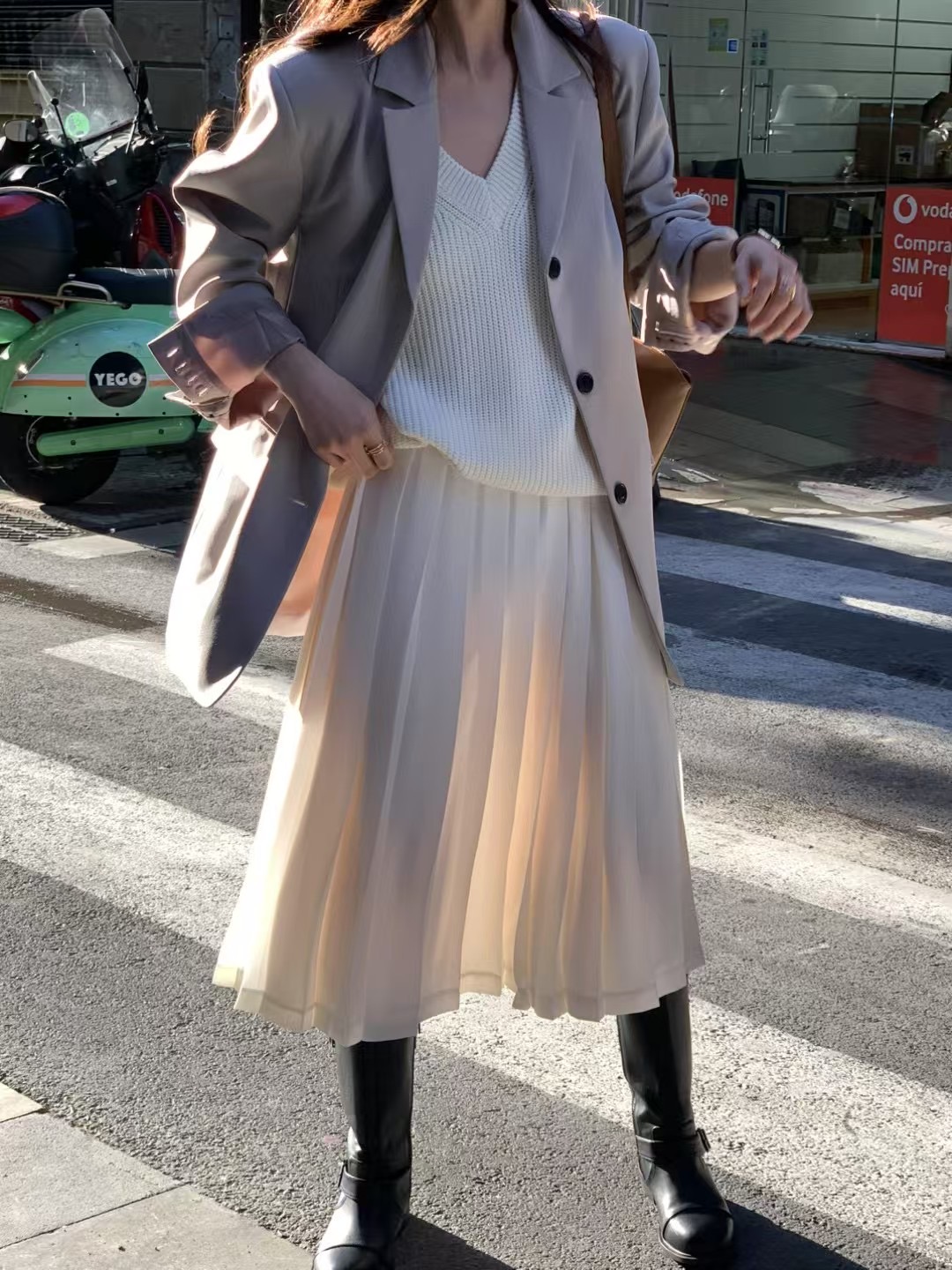 MICO-미코-T韓國㊣直郵東大門代購女裝新品人氣半身裙中短裙ALL OVER半身裙/中短裙