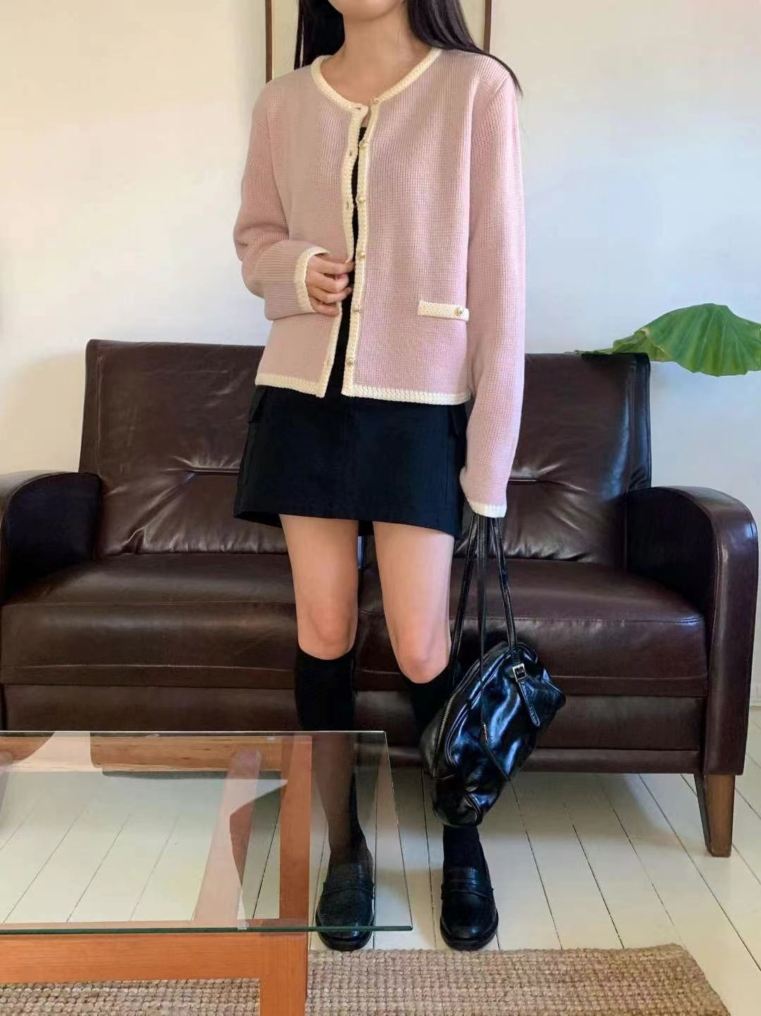 FOUND直郵韓國代購㊣女裝新品時尚推薦人氣25春夏針織衫羊毛衫FOUND針織衫