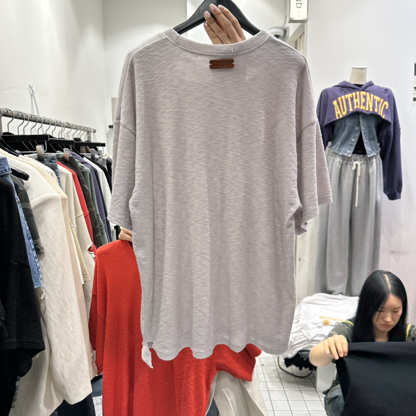 THE WEEKND直郵韓國代購㊣女裝新品休閑25春夏推薦時尚T恤CLODET恤