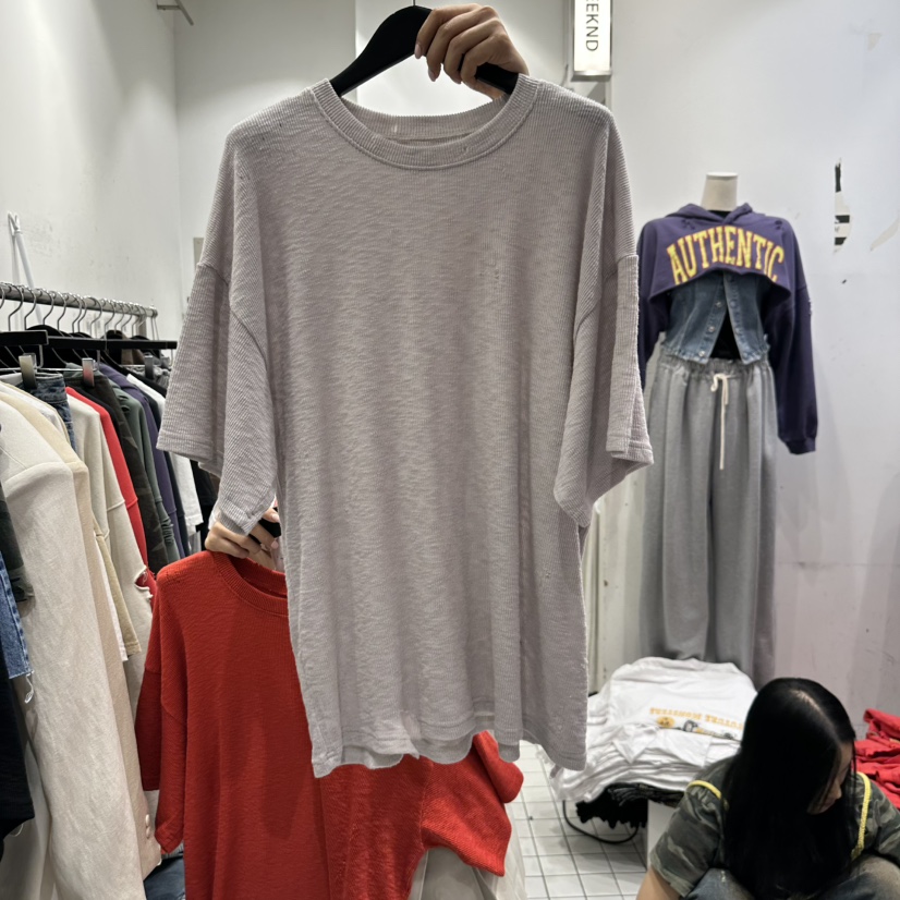 THE WEEKND直郵韓國代購㊣女裝新品休閑25春夏推薦時尚T恤CLODET恤圖色1