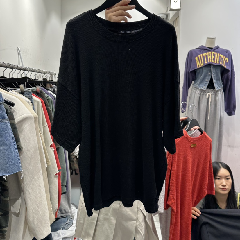 THE WEEKND直郵韓國代購㊣女裝新品休閑25春夏推薦時尚T恤CLODET恤圖色3