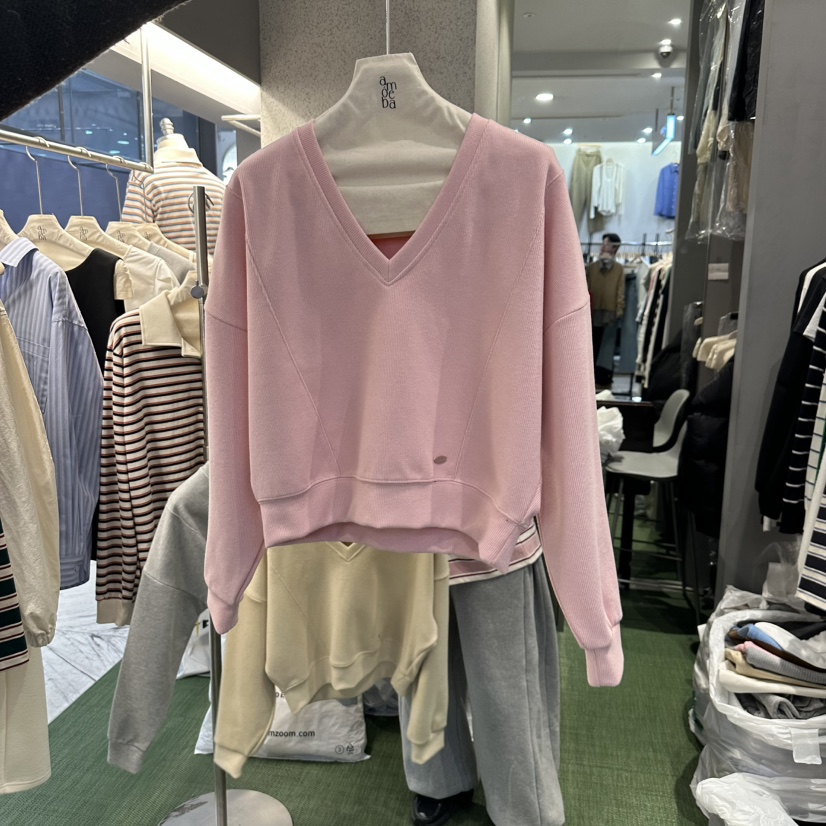 AMOEBA直郵韓國代購㊣女裝新品職業人氣推薦25春夏熱賣衛衣AMOEBA衛衣