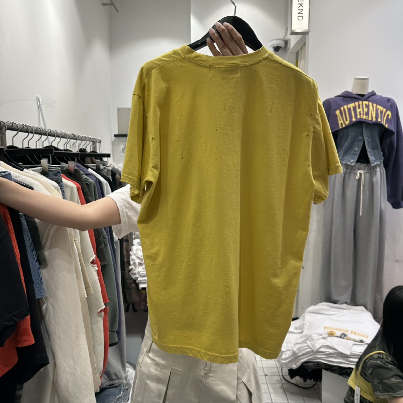 THE WEEKND韓國直郵㊣女裝新款職業25春夏推薦休閑時尚T恤CLODET恤