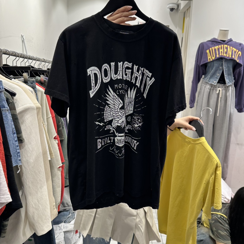 THE WEEKND韓國直郵㊣女裝新款職業25春夏推薦休閑時尚T恤CLODET恤圖色3